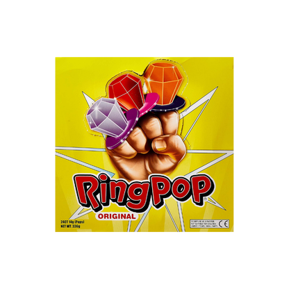 Topps Original Ring Pop Lollipops, 24 x 14 Grams