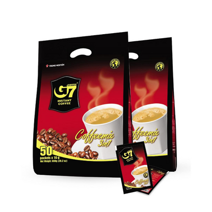 Trung Nguyen G7 3-in-1 Instant Premium Vietnamese Coffee, Coffeemix 50 Sachets x 16g (800kg)