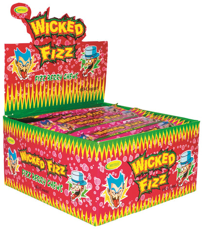 Wicked Fizz Strawberry Chews, 72 Pieces