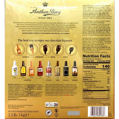 Anthon Berg Chocolate Liquor Gift Set: 64 Premium Bottles Guide