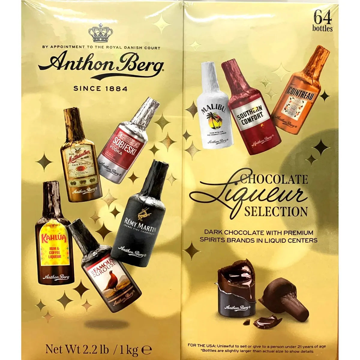 Anthon Berg Chocolate Liquor Gift Set: 64 Premium Bottles Guide