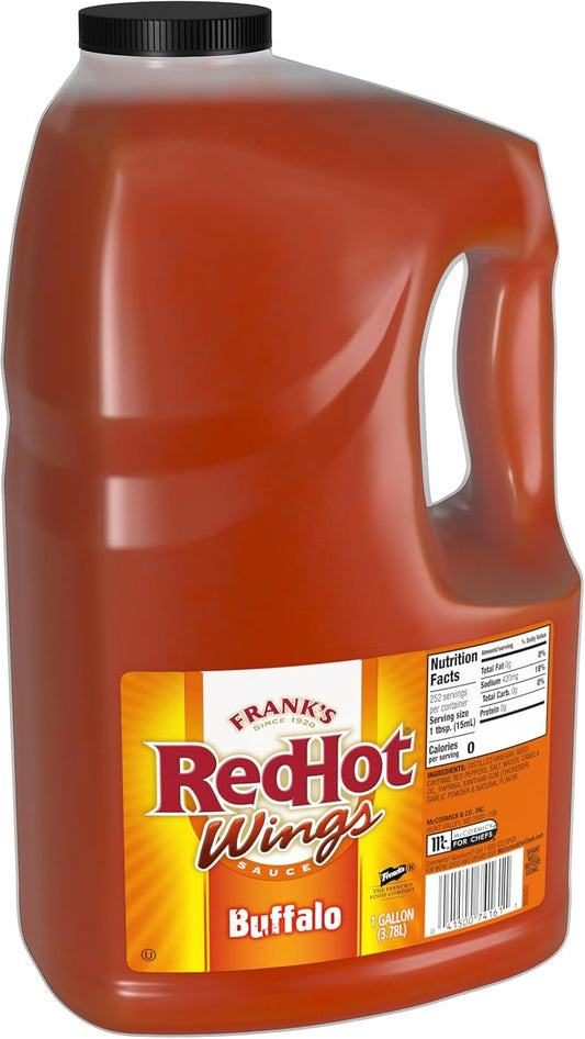Frank's Red Hot Buffalo Wings Hot Sauce 3.78 Litre