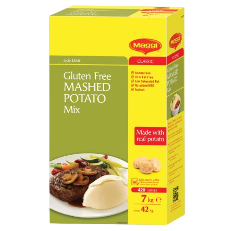 Maggi Instant Mashed Potato – Gluten-Free, Smooth & Creamy 7kg