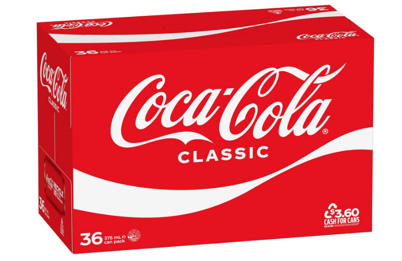 Coca-Cola Classic Soft Drink Multipack Cans 36 x 375mL