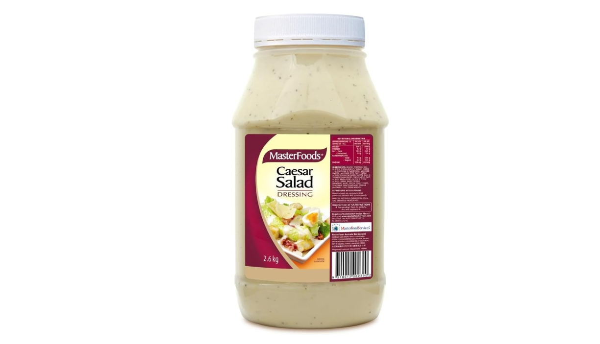 MasterFoods Caesar Salad Dressing 2.6 kg Jar