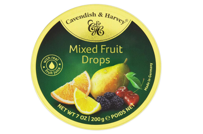 Cavendish & Harvey Mixed Fruit Drops, 10 x 200 Grams