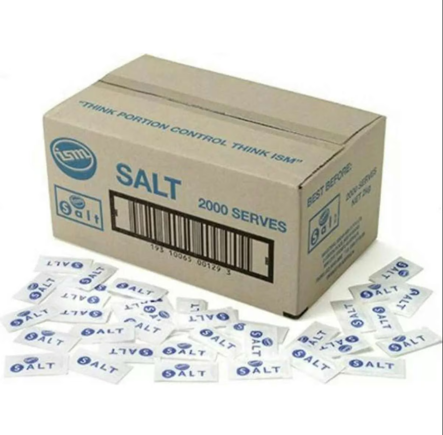 Ism Salt Individual Serve 1gm 2000 Pack