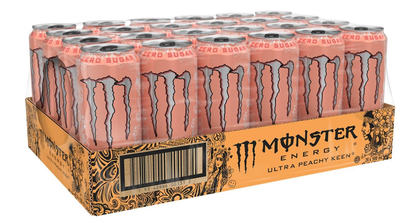 Monster Energy Drink Ultra Peachy Keen 24 x 500mL