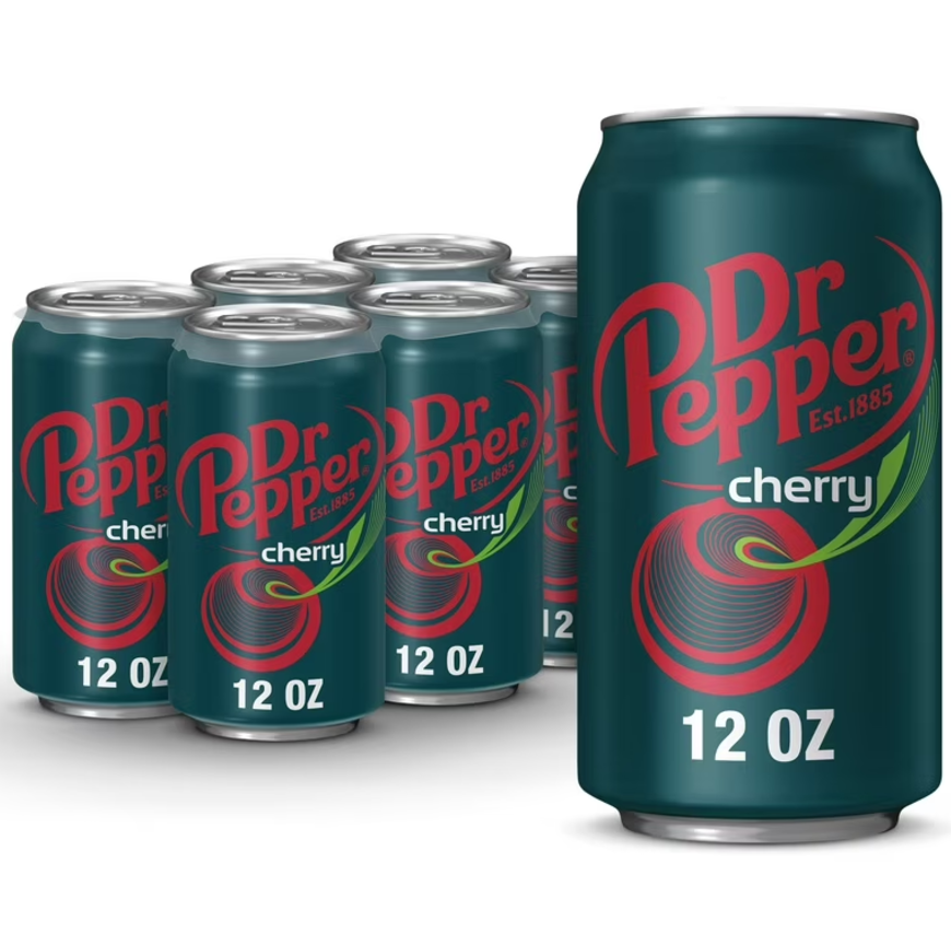 Dr Pepper Cherry Soda 12 X 355 mL