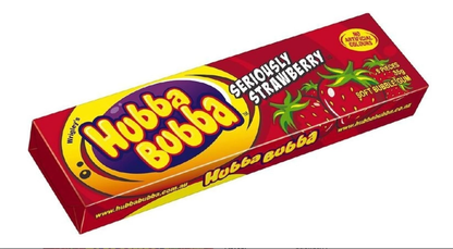 Wrigley's Hubba Bubba Seriously Strawberry Bubble Gum 20 x 5-Pieces