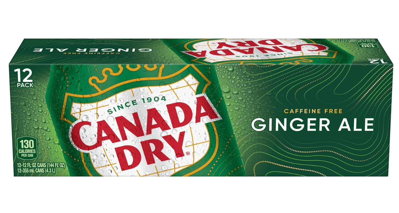 Canada Dry Ginger Ale 12 Cans x 355mL