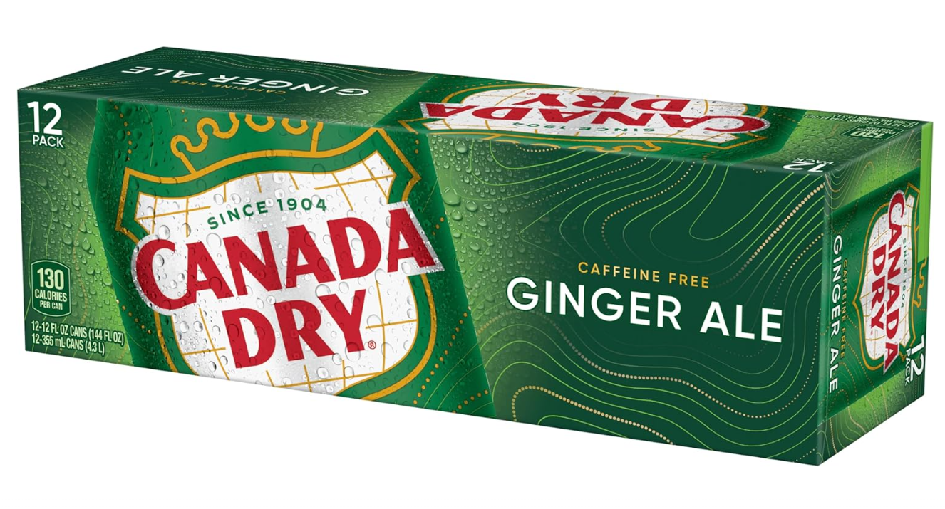 Canada Dry Ginger Ale 12 Cans x 355mL