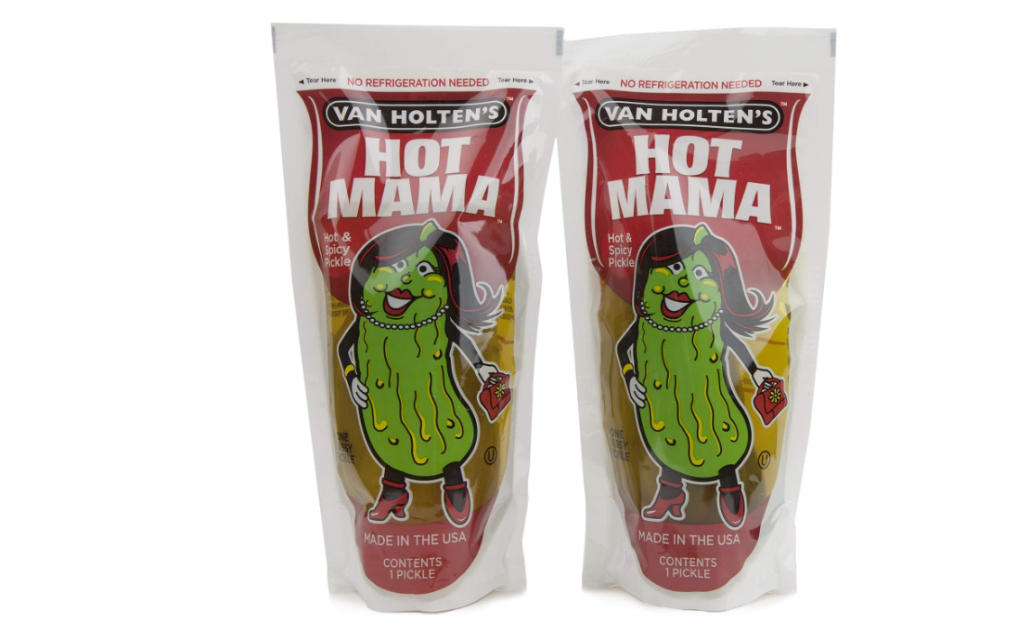 Van Holten’s Hot Mama Pickle – Hot & Spicy Flavor (Pack of 2)