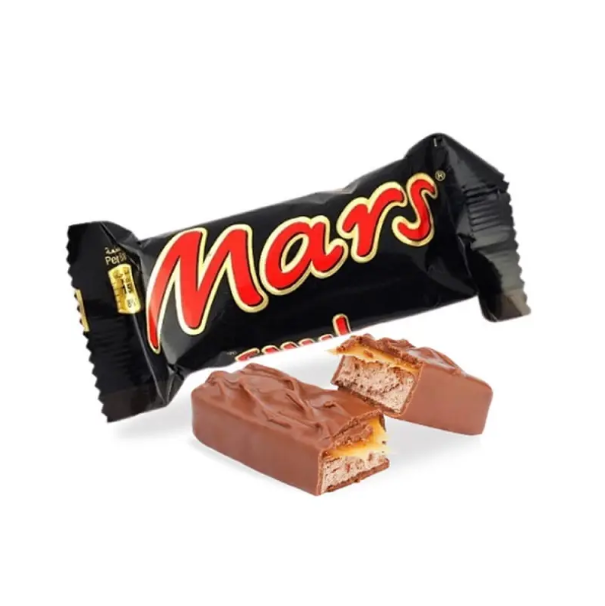 Mars Bar 50 x 47g – Soft Nougat, Creamy Caramel, Milk Chocolate