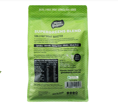 Honest to Goodness Organic SuperGreens Blend, 1 KG