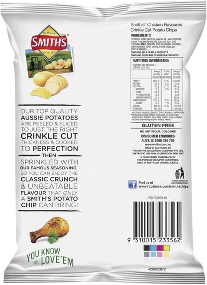 Smith's Crinkle Cut Chicken 18 x 45g | Neximax Deals