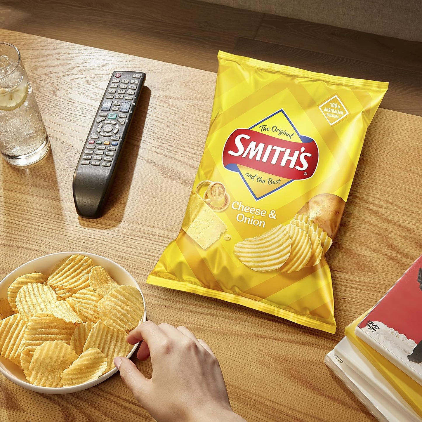 Smith's Crinkle Cut Cheese & Onion 18 x 45g | Neximax Deals