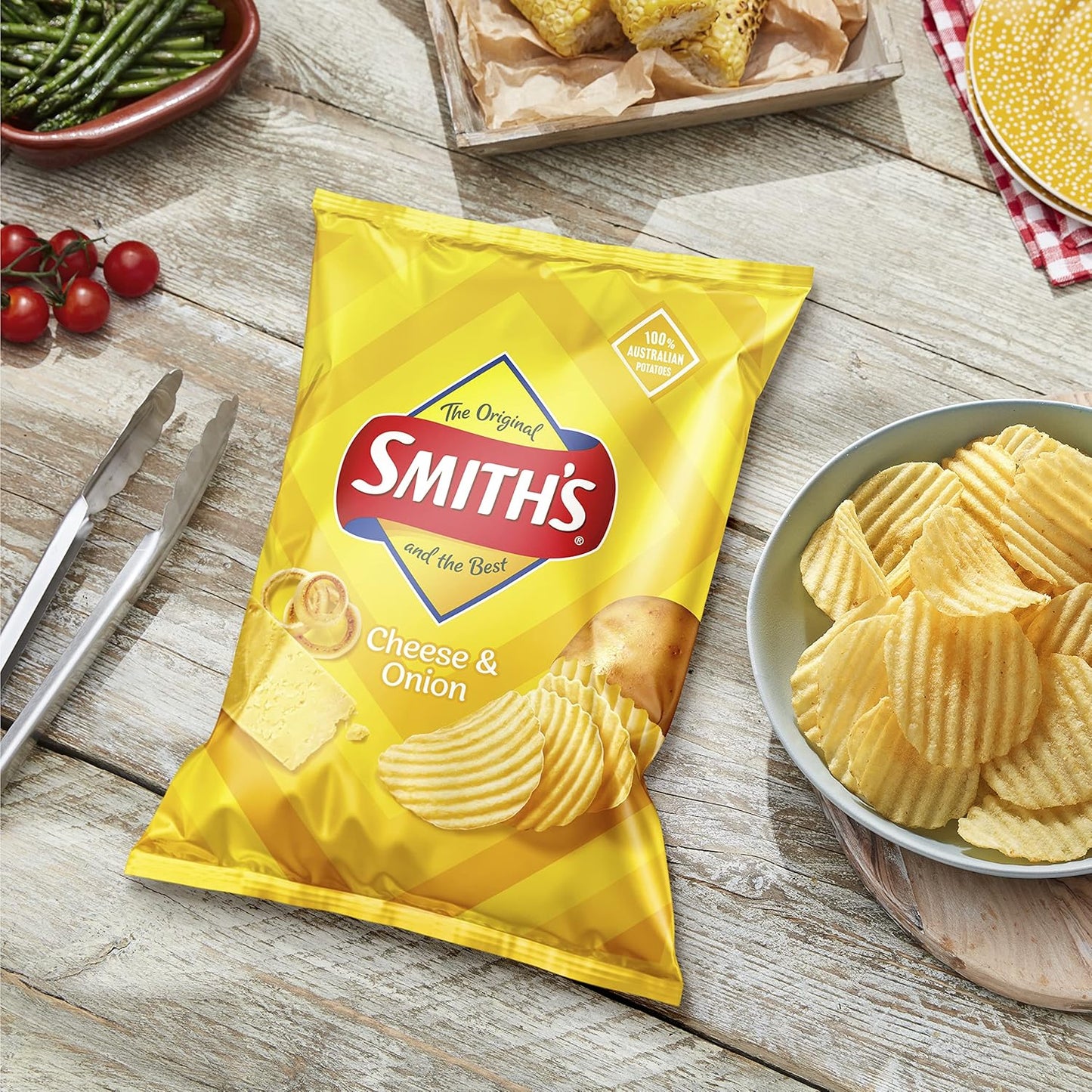 Smith's Crinkle Cut Cheese & Onion 18 x 45g | Neximax Deals