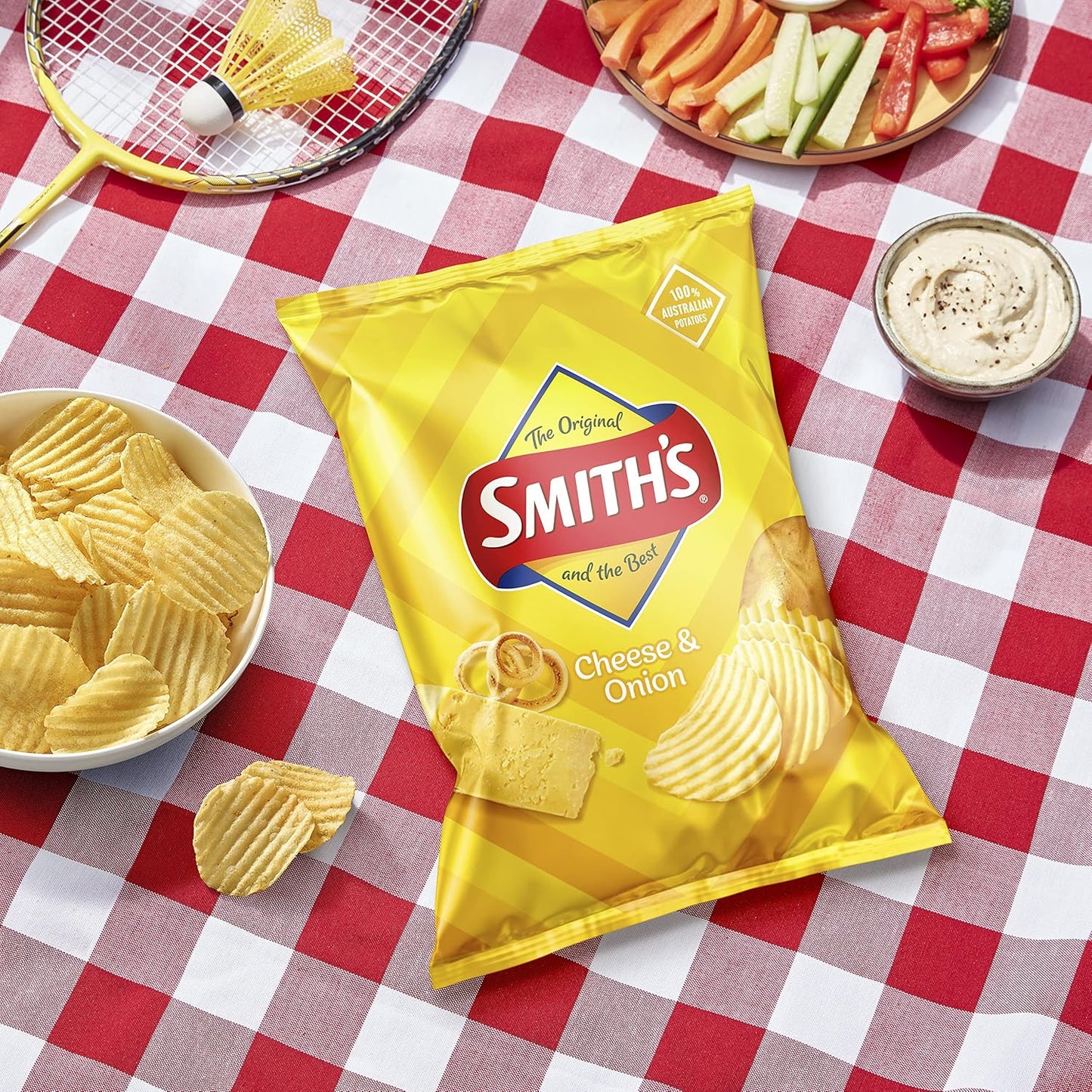 Smith's Crinkle Cut Cheese & Onion 18 x 45g | Neximax Deals