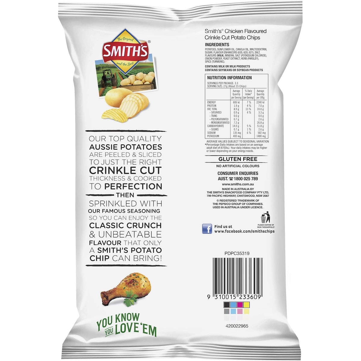 Smith's Crinkle Cut Chicken 18 x 90g | Neximax Deals