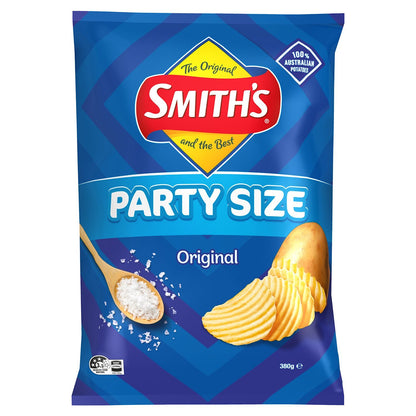 Smith's Crinkle Cut Original (Party Size) 6 x 380g | Neximax Deals