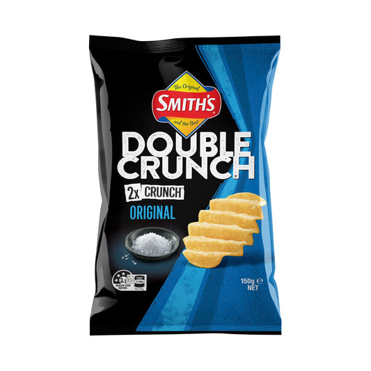 Smith's Double Crunch Salt Original 12 x 150g | Neximax Deals