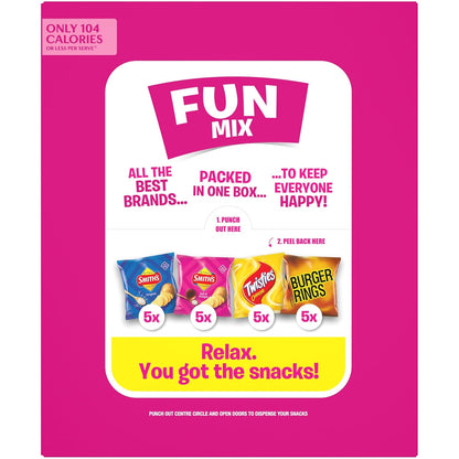 Smith's Fun Mix Multipacks 6 x 20 pack | Neximax Deals