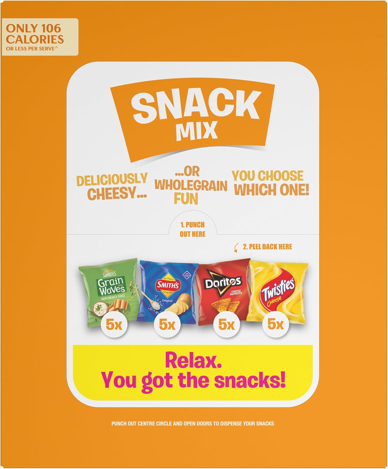 Smith's Snack Mix Multipacks 20 pack x 6 | Neximax Deals