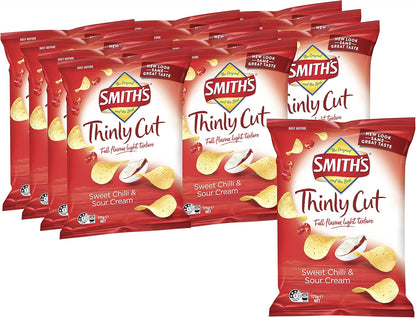 Smith's Thinly Cut Sweet Chilli 12 x 175g | Neximax Deals