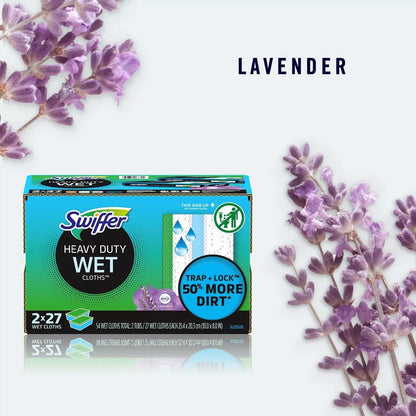Swiffer Sweeper Heavy Duty Wet Cloths 54-Pack